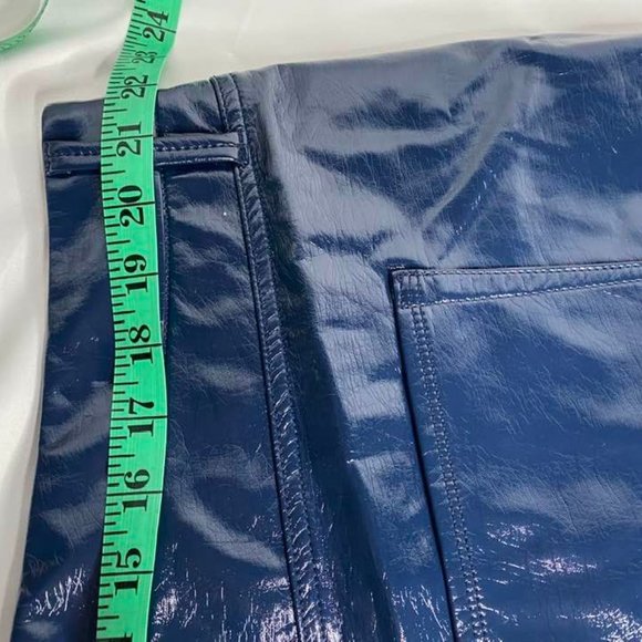 GOOD AMERICAN CLASSIC TEXTURED VINYL - Blue size 18 - Picture 4 of 12